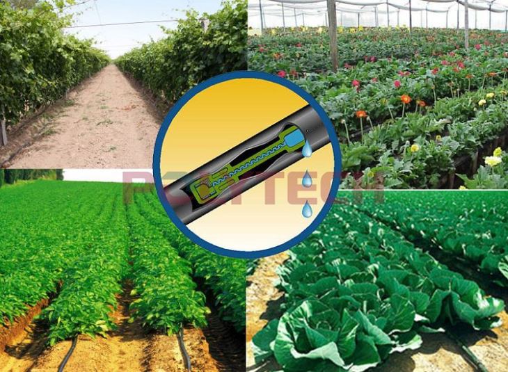Flat drip irrigation pipe machine-4(001)